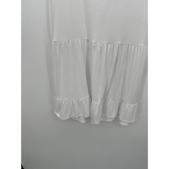 Torrid Womens White Super Soft Babydoll Tank Size 3X Crotchet Summer Boho - Picture 3 of 8